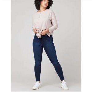 SPANX Dark Wash Jean-Ish High Rise Leggings